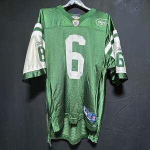 Vintage New York Jets Mark Sanchez #6 Reebok NFL Equipment Jersey Size M